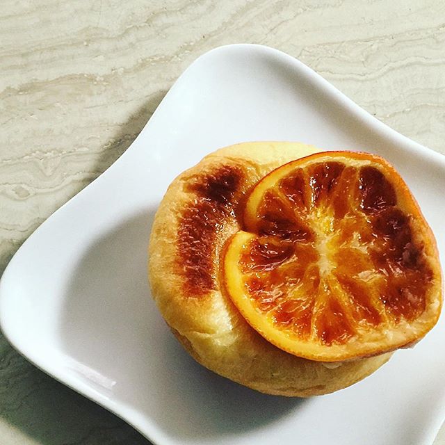 Good morning....#gm#breakfast#orange #bread